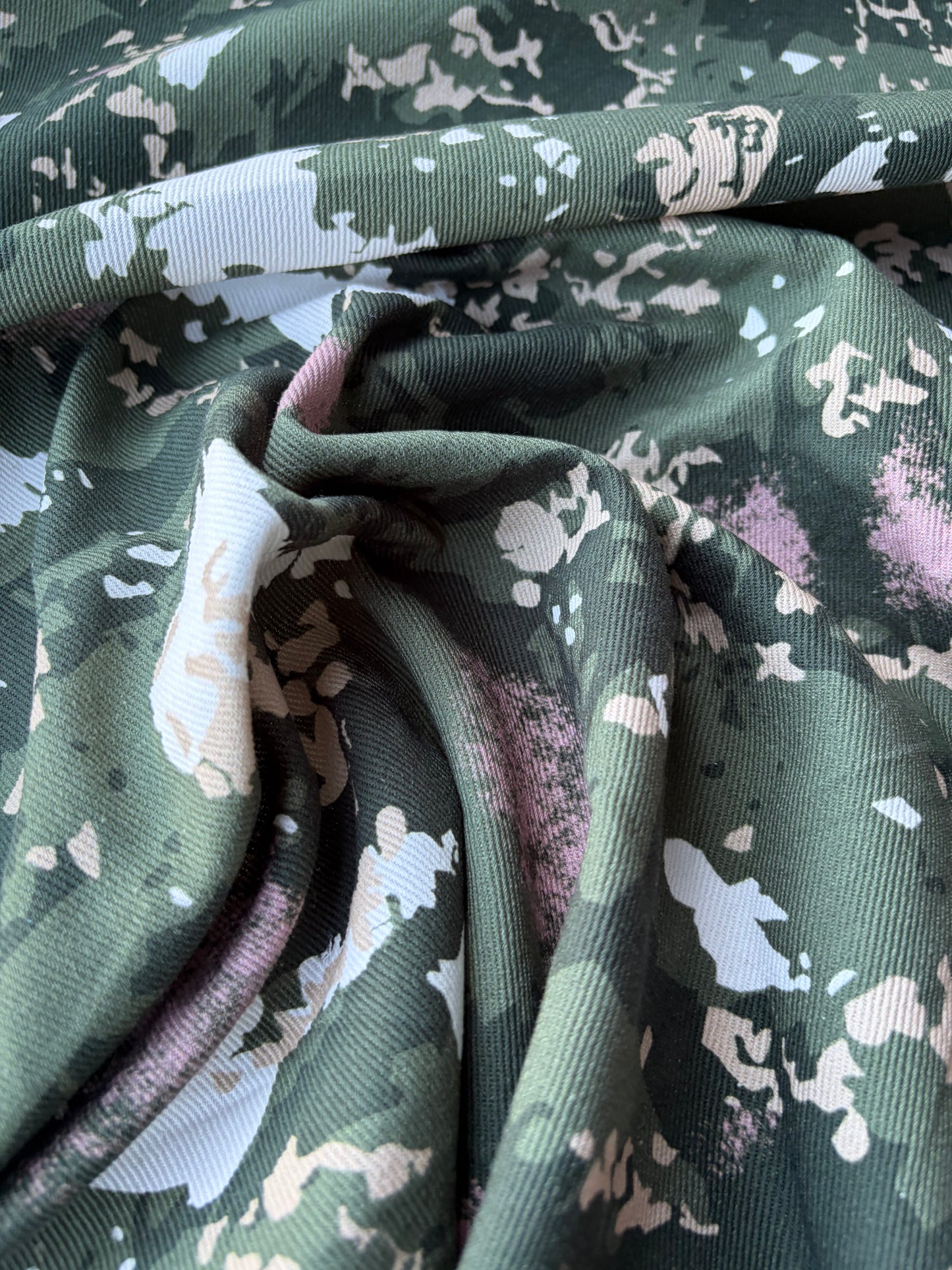 BURNS 022 camouflage heavy cotton twill print