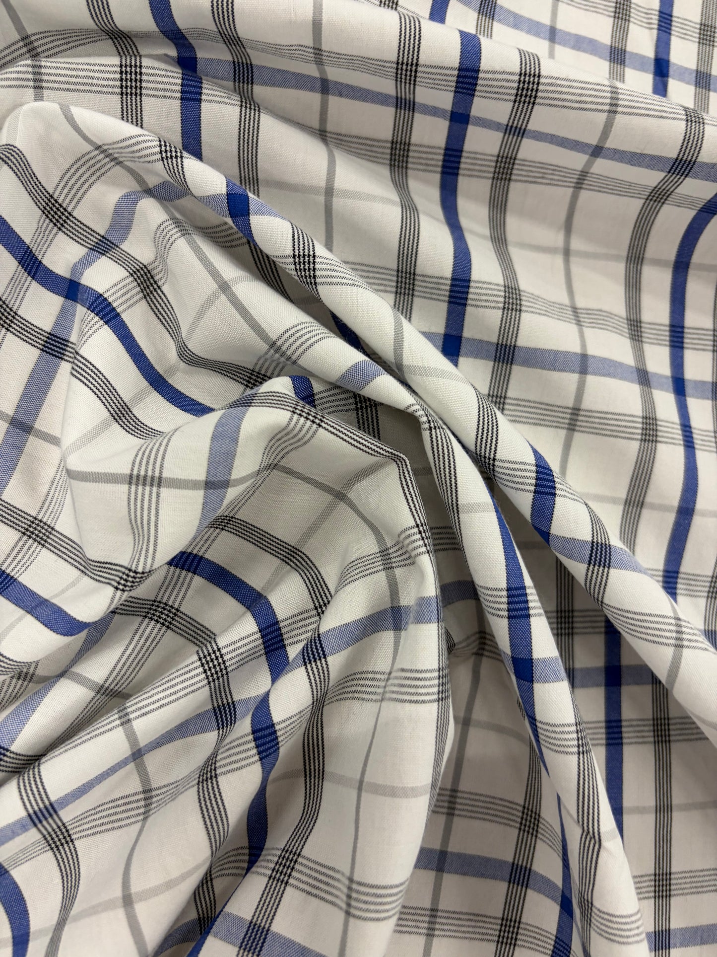 FANNY 007 cotton colourwoven checkered shirting fabric