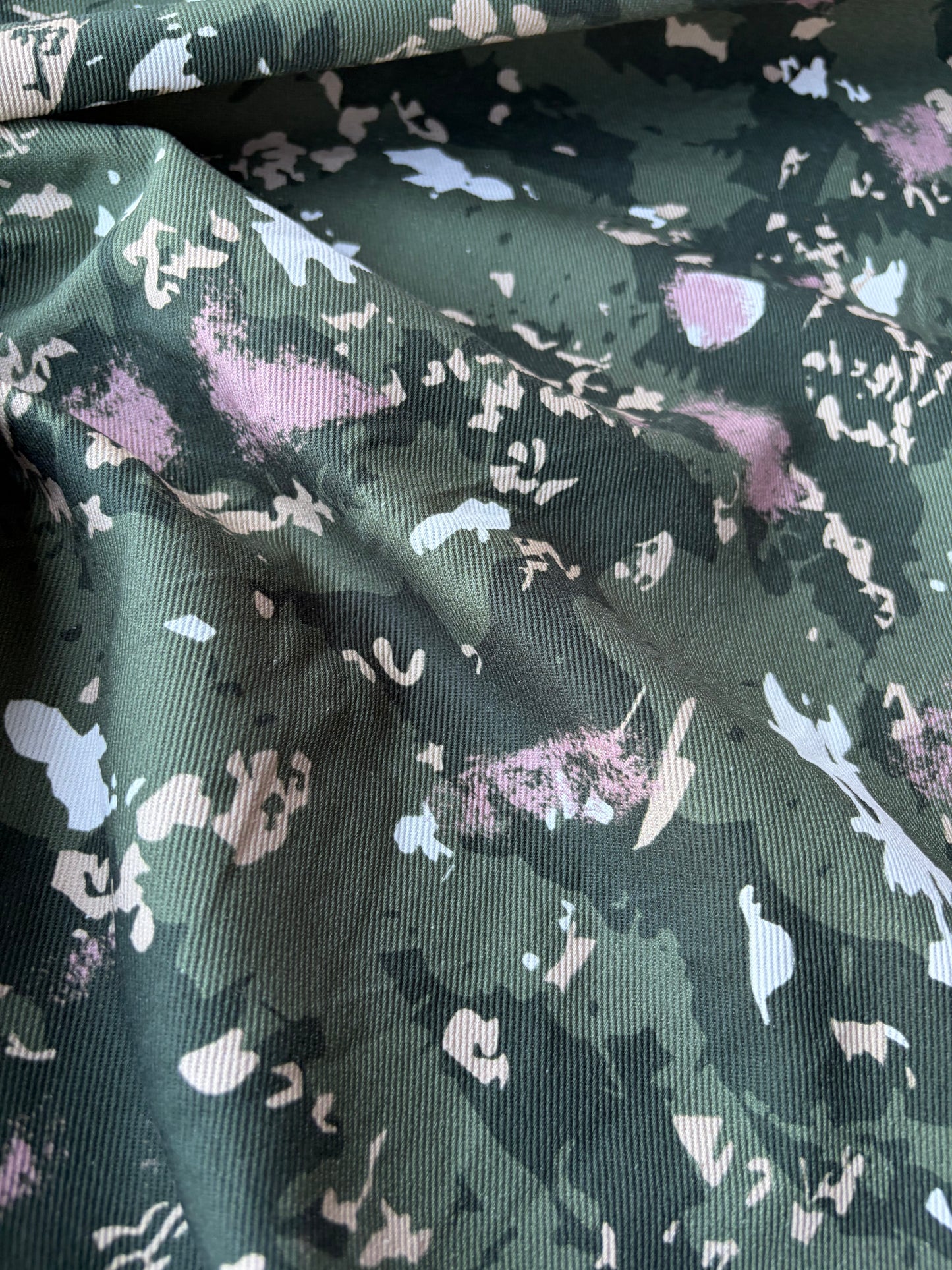BURNS 022 camouflage heavy cotton twill print