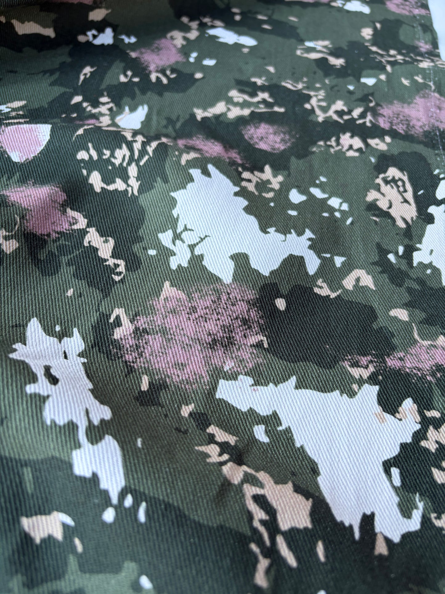 BURNS 022 camouflage heavy cotton twill print