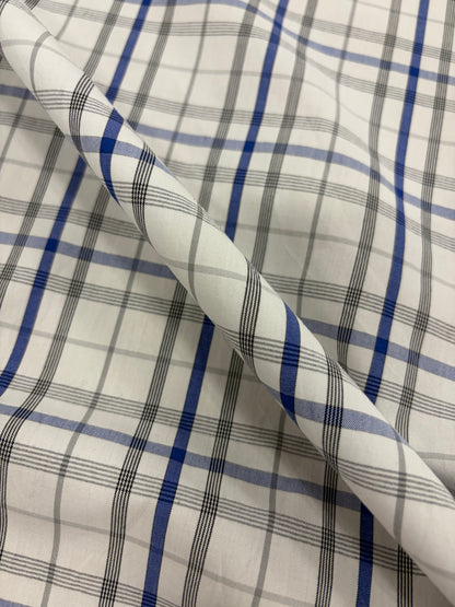 FANNY 007 cotton colourwoven checkered shirting fabric