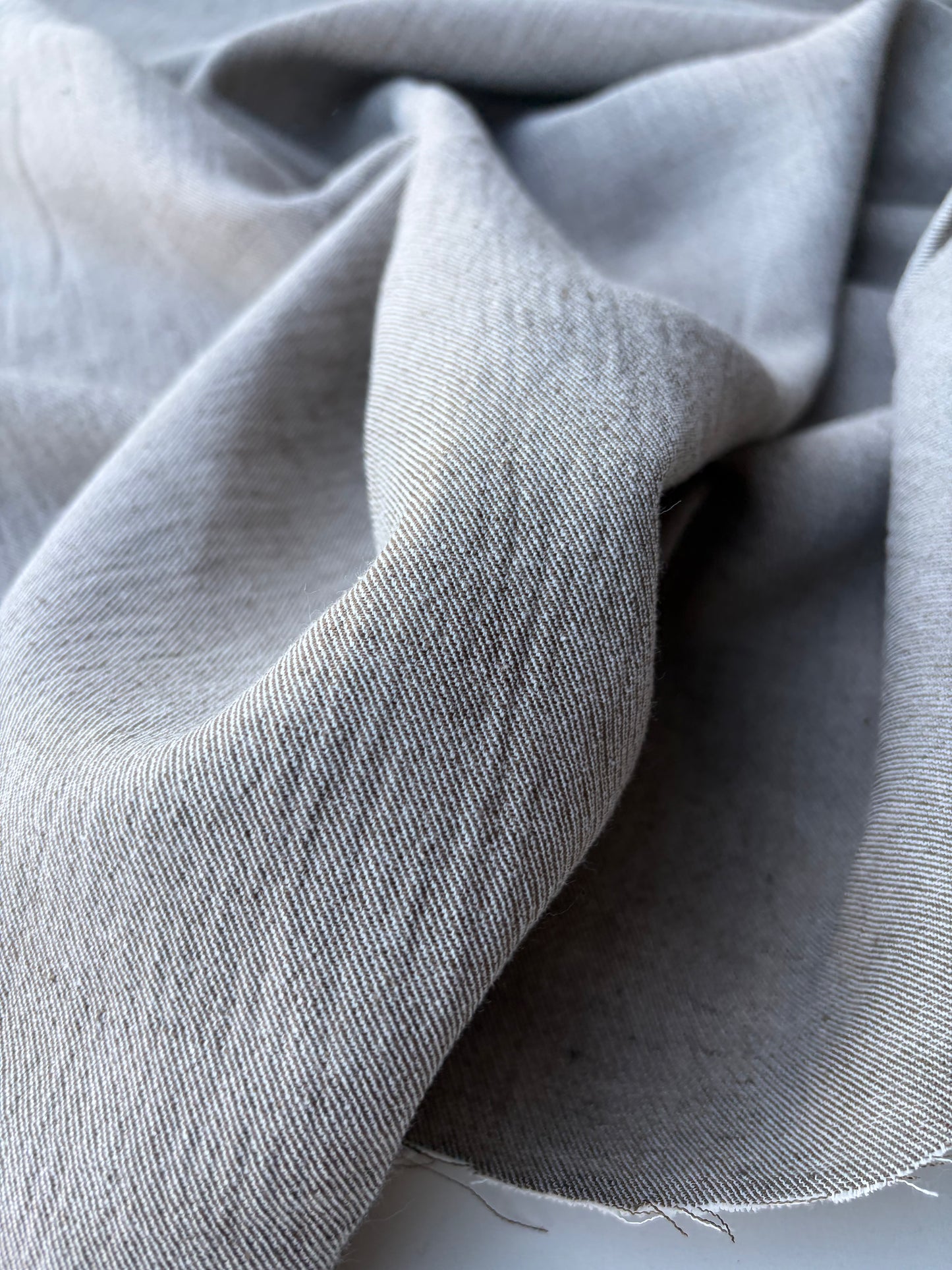 BURNS 023 sand cotton/linen jeans
