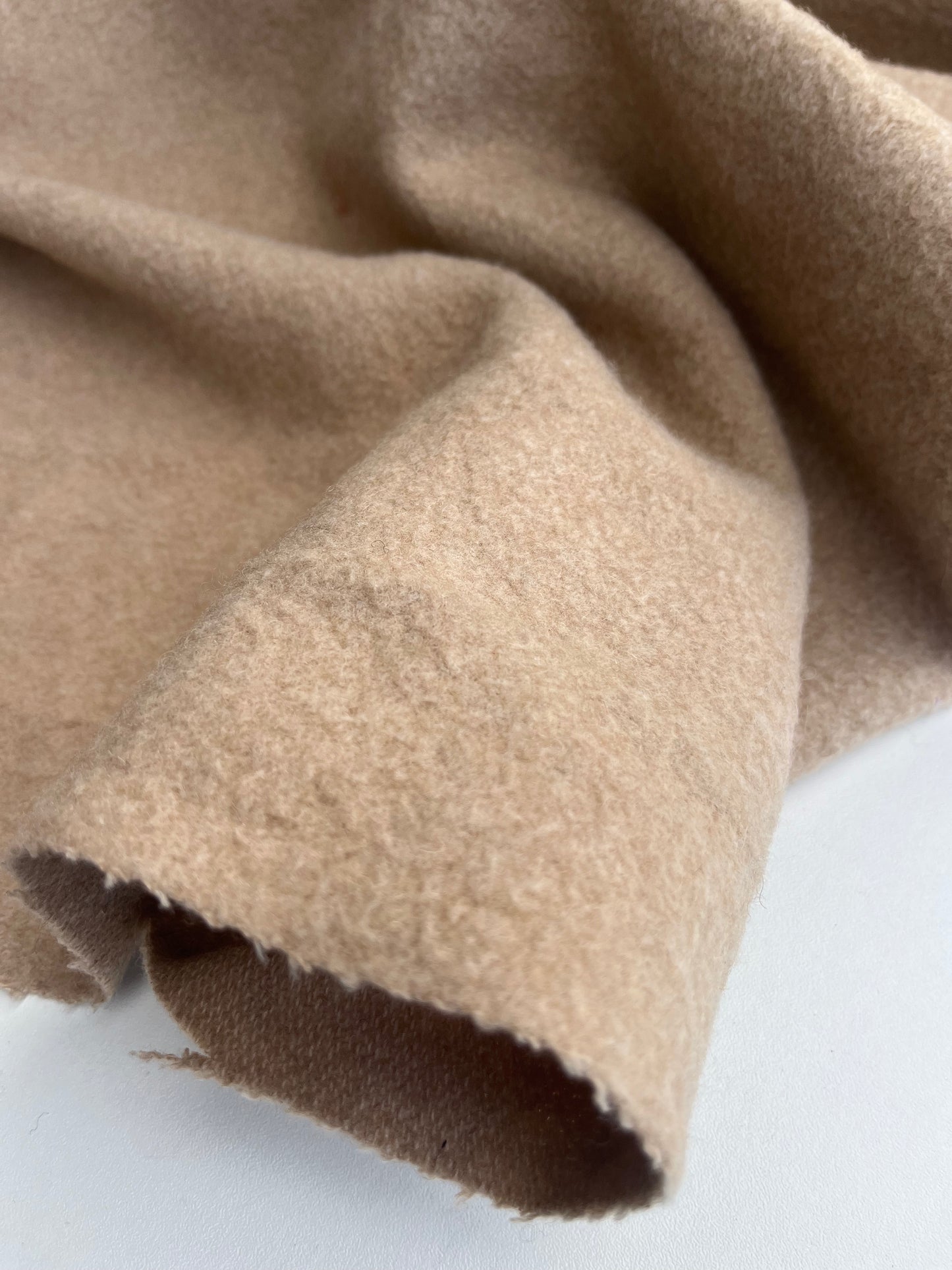 CLAIRE 011 heavy wool caban camel