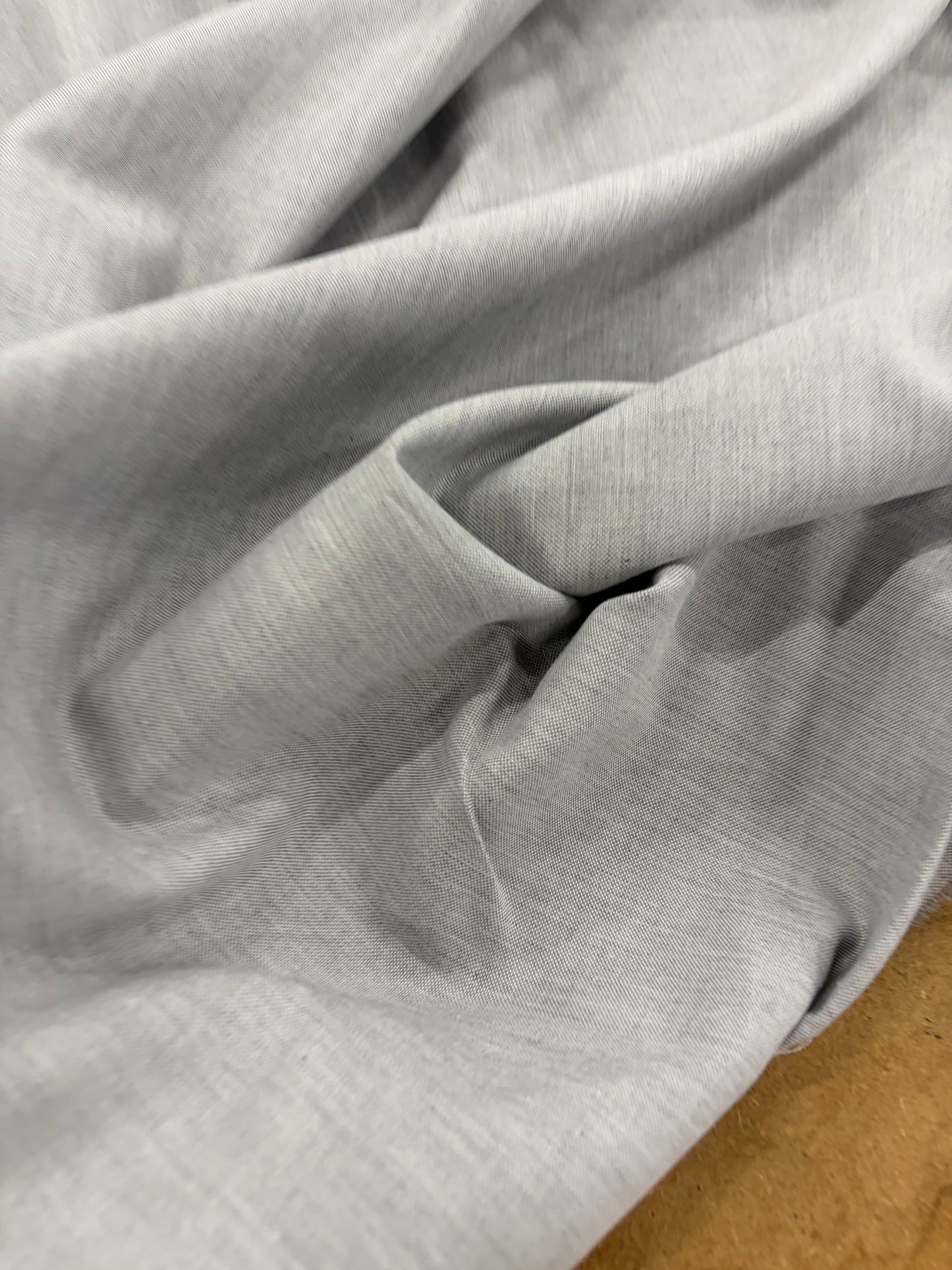 FANNY 009 peral grey cotton shirting fil à fil