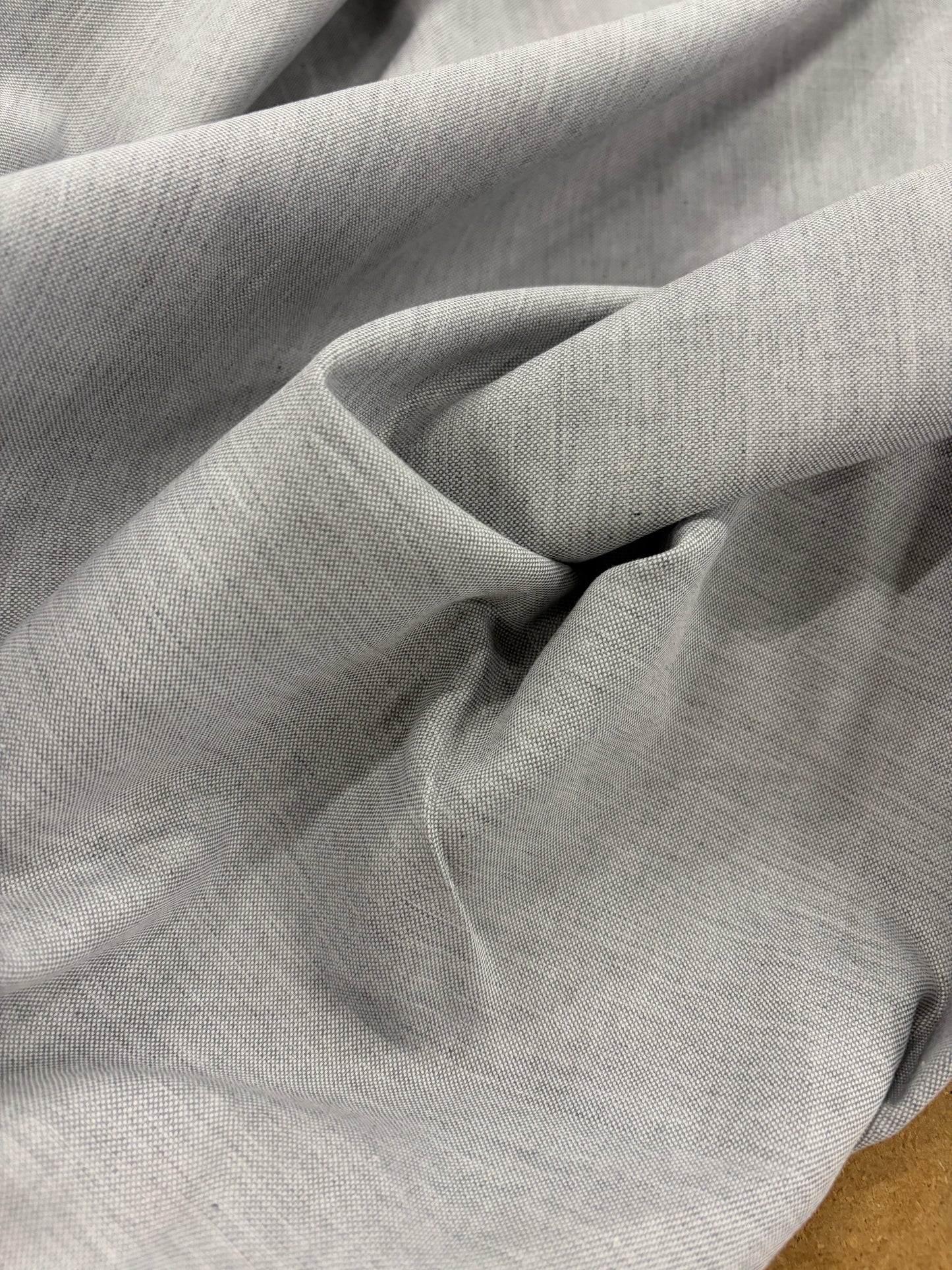 FANNY 009 peral grey cotton shirting fil à fil