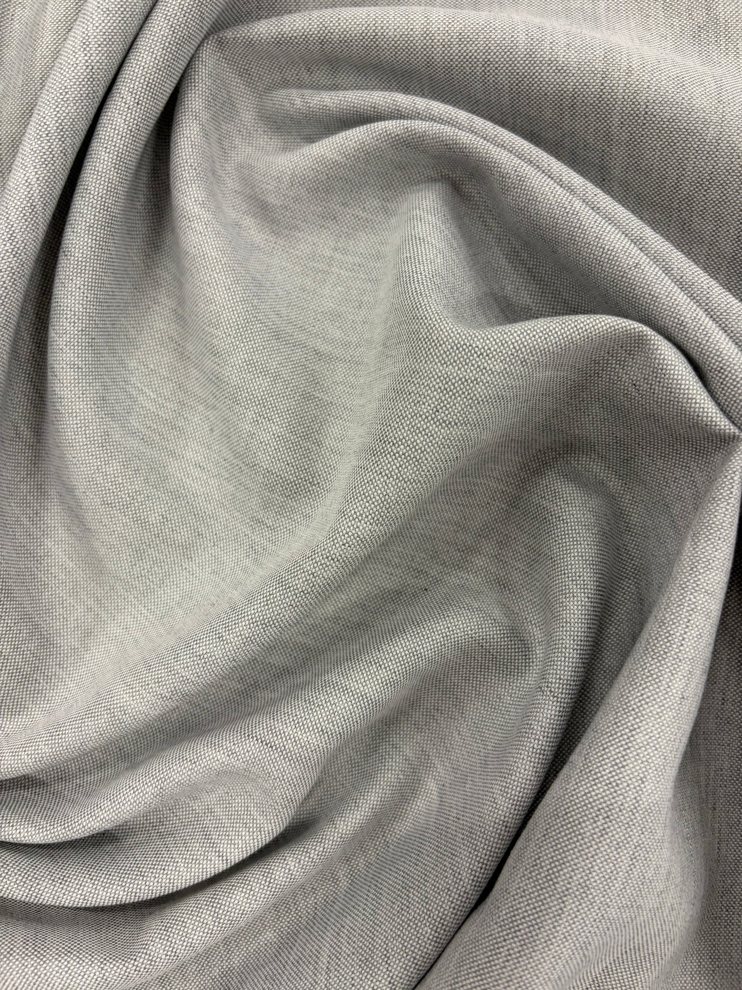 FANNY 009 peral grey cotton shirting fil à fil