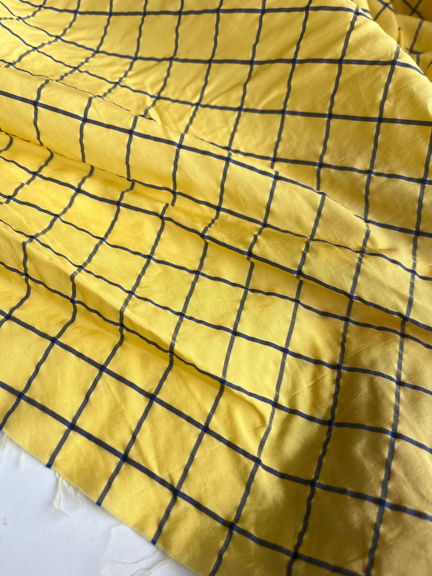 CLAIRE 012 viscose/silk checks