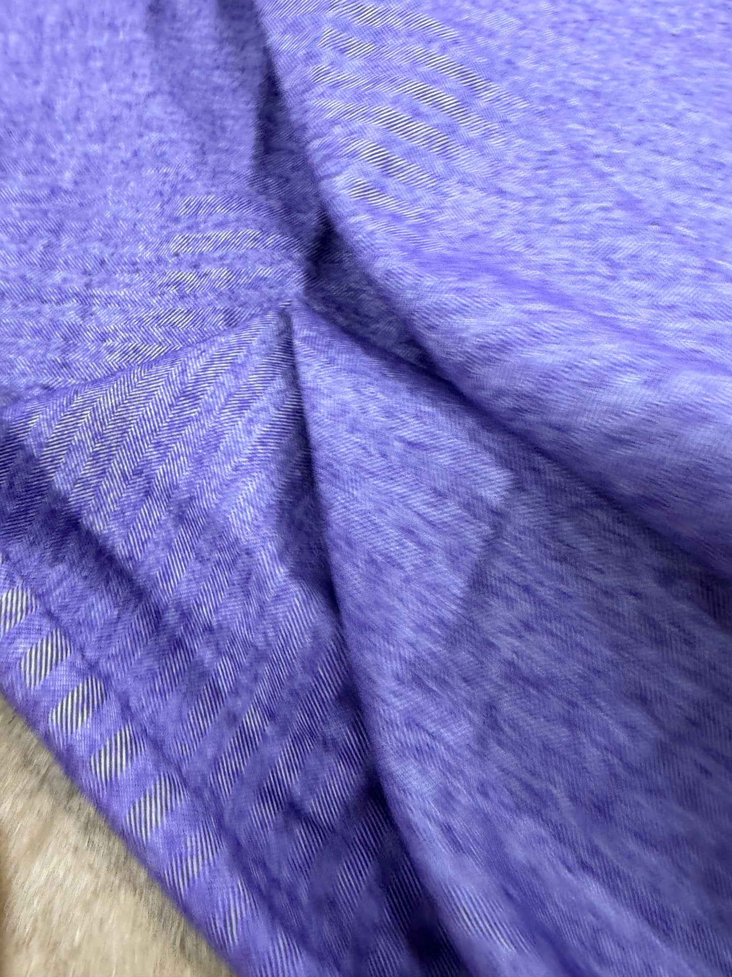 FANNY 010 purple cotton shirting herringbone