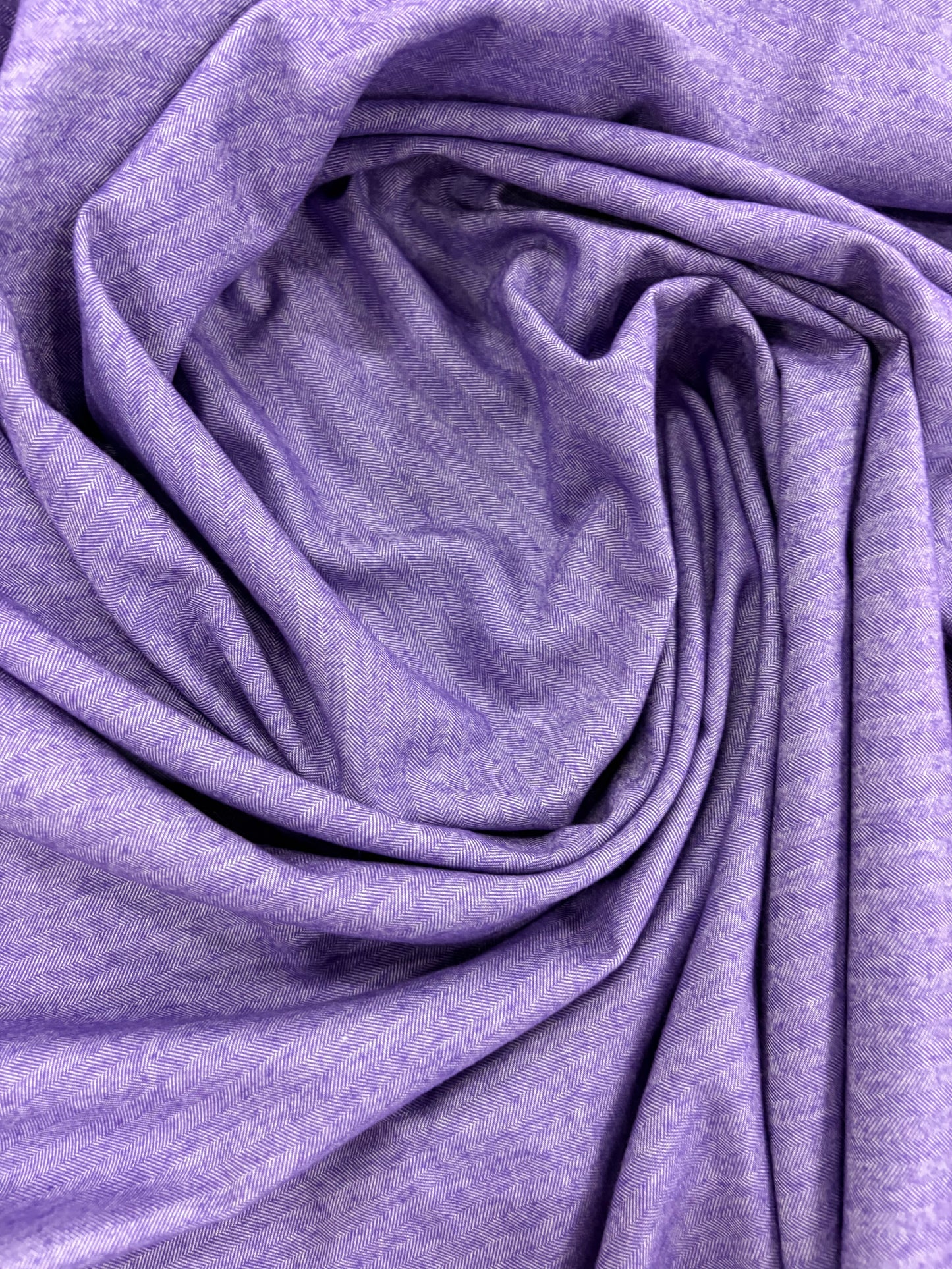 FANNY 010 purple cotton shirting herringbone