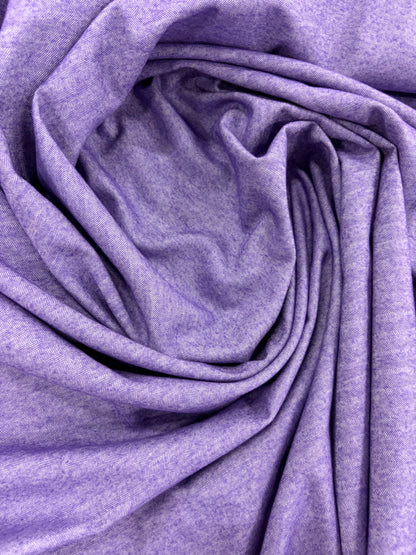 FANNY 010 purple cotton shirting herringbone