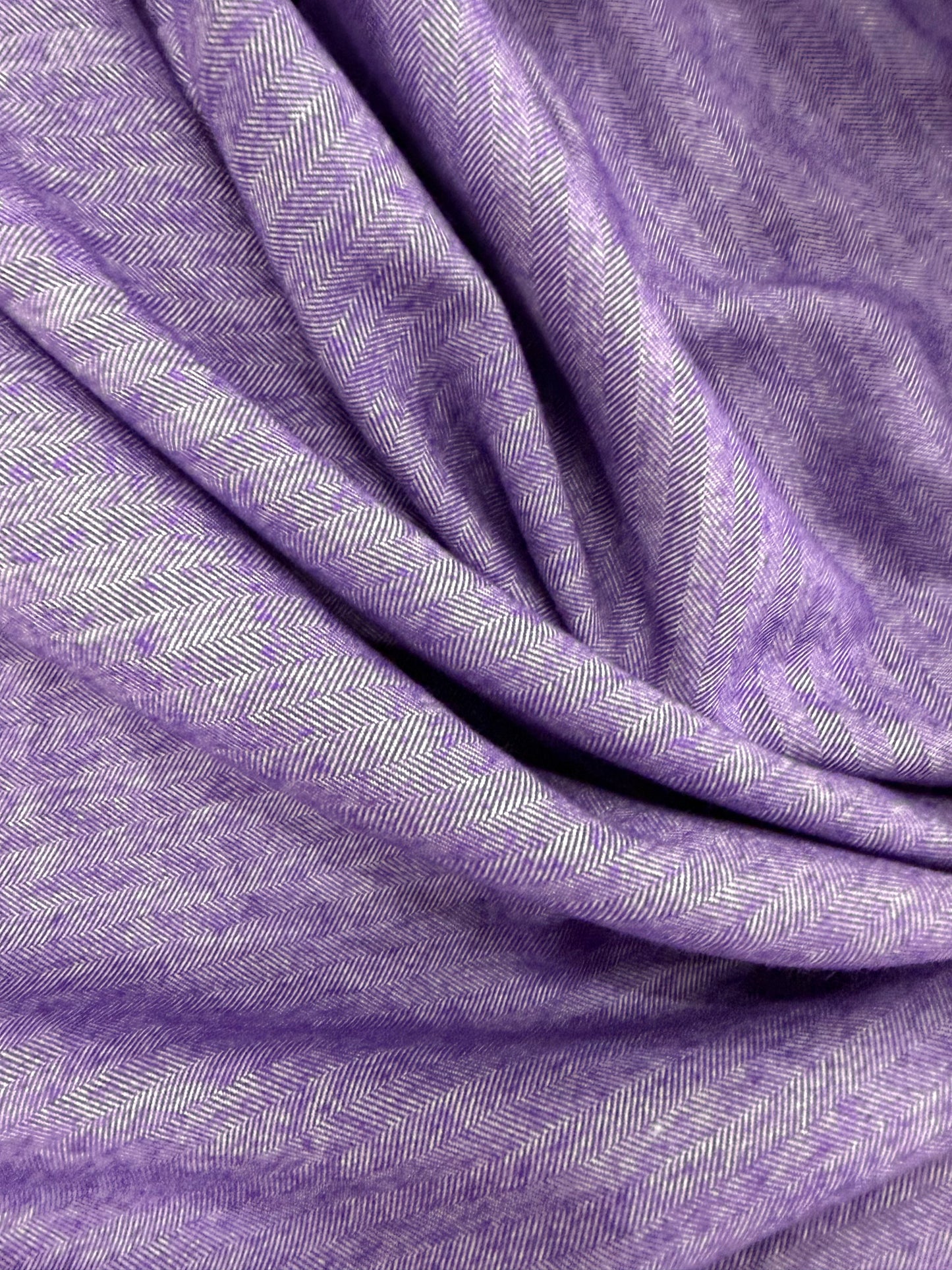 FANNY 010 purple cotton shirting herringbone