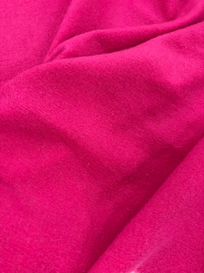 FANNY 012 fuchsia boiled wool with fused lining