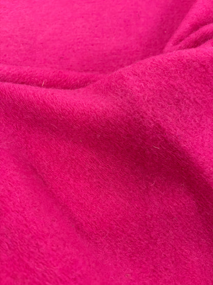 FANNY 012 fuchsia boiled wool with fused lining