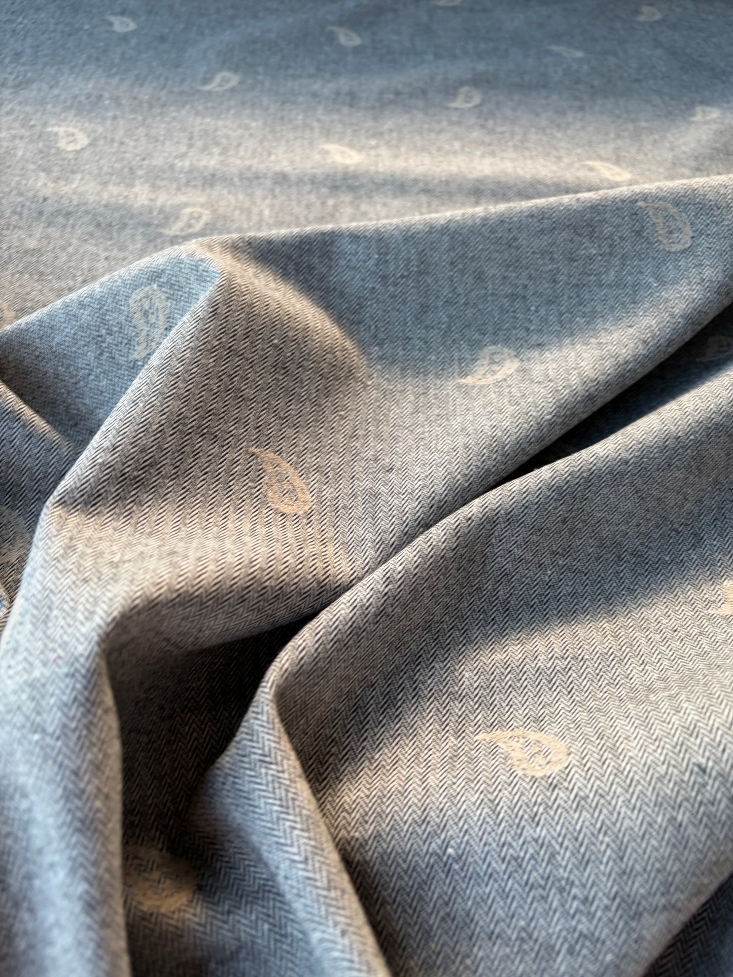 BURNS 026 cotton flanel with embroidery