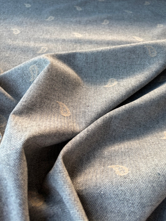 BURNS 026 cotton flanel with embroidery