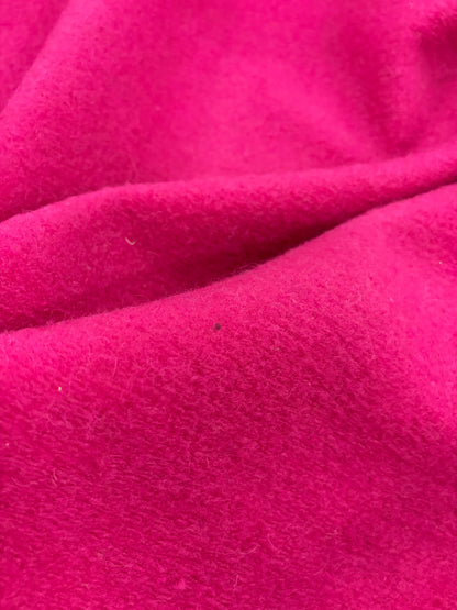 FANNY 012 fuchsia boiled wool with fused lining