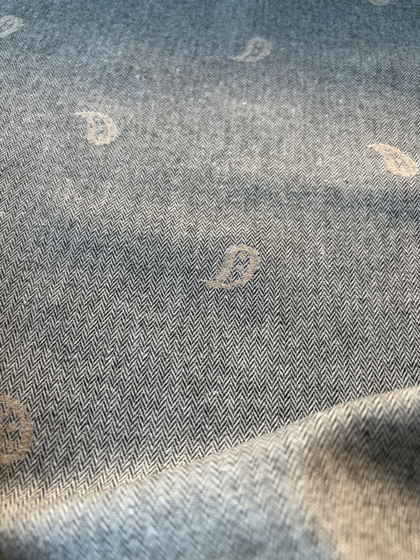 BURNS 026 cotton flanel with embroidery