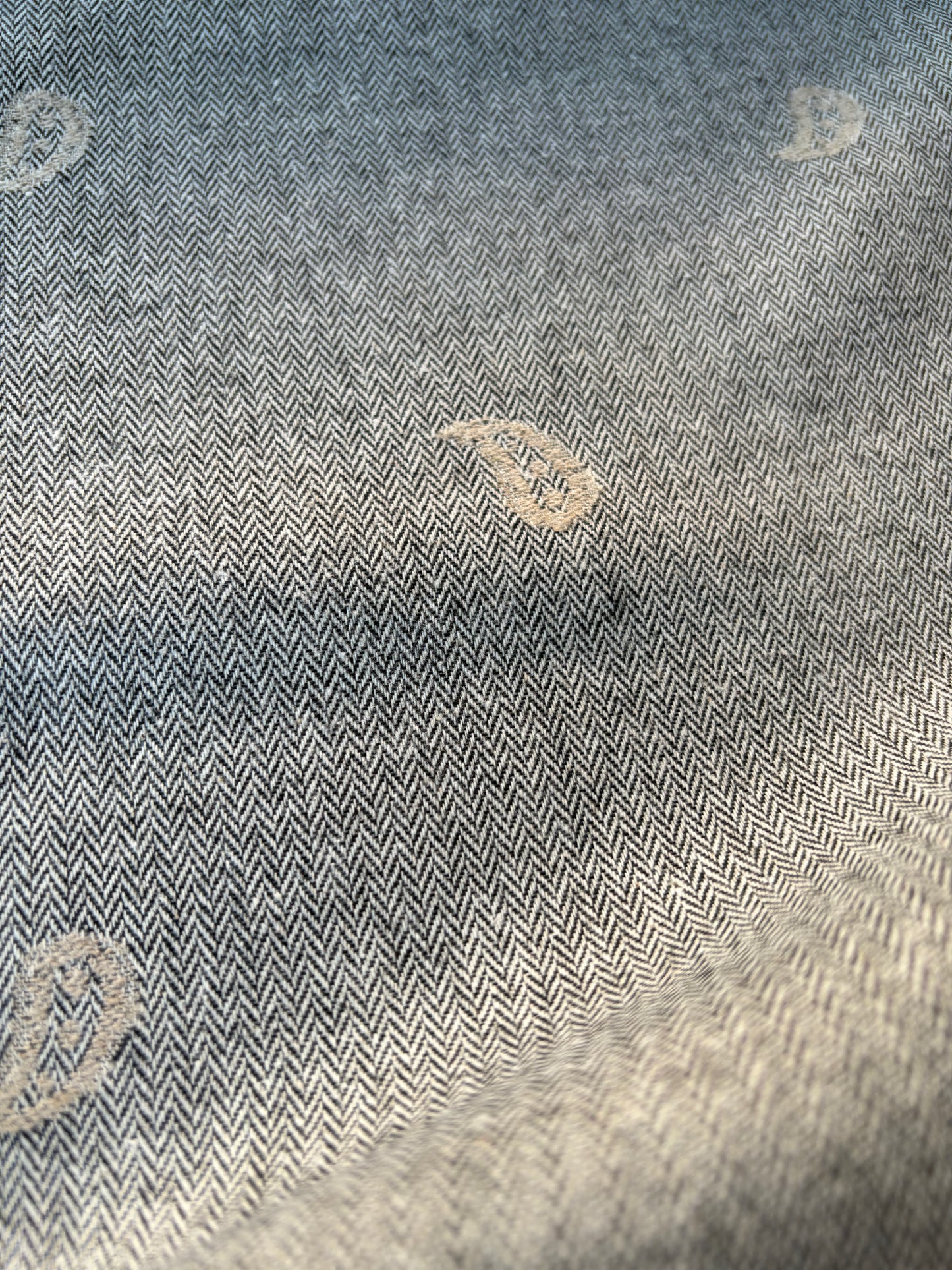 BURNS 026 cotton flanel with embroidery
