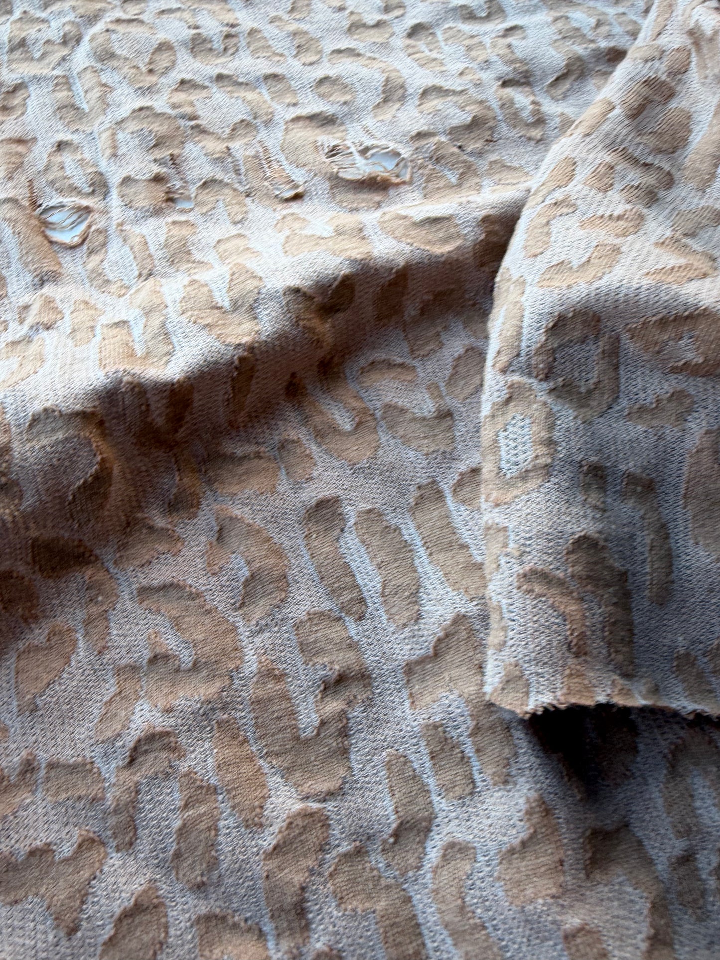 BURNS 027 cotton jersey jacquard leopard