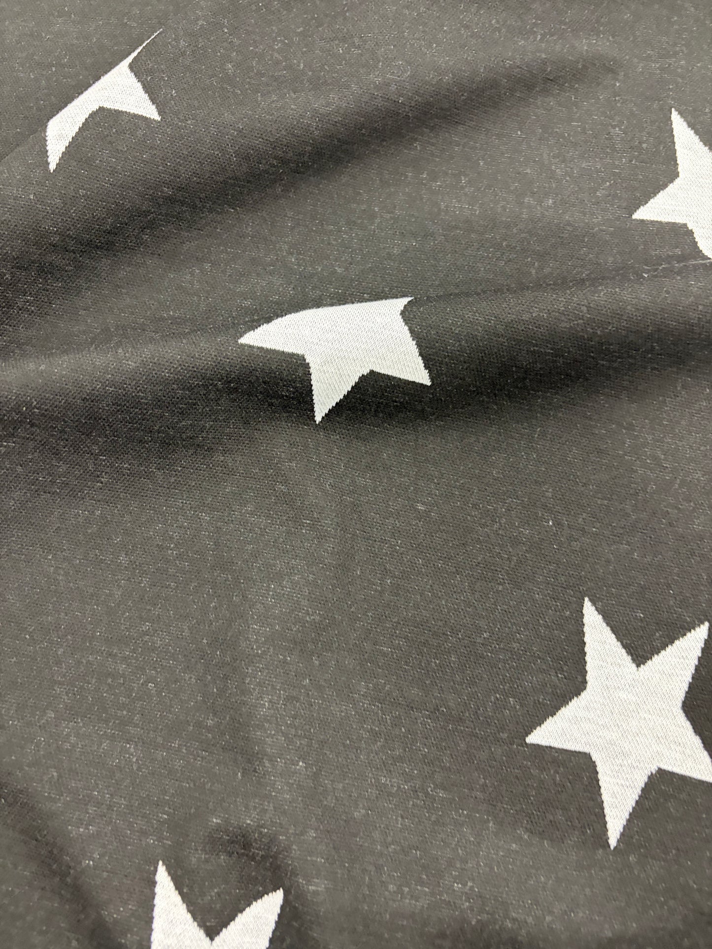 FANNY 014  jersey jacquard black/white stars