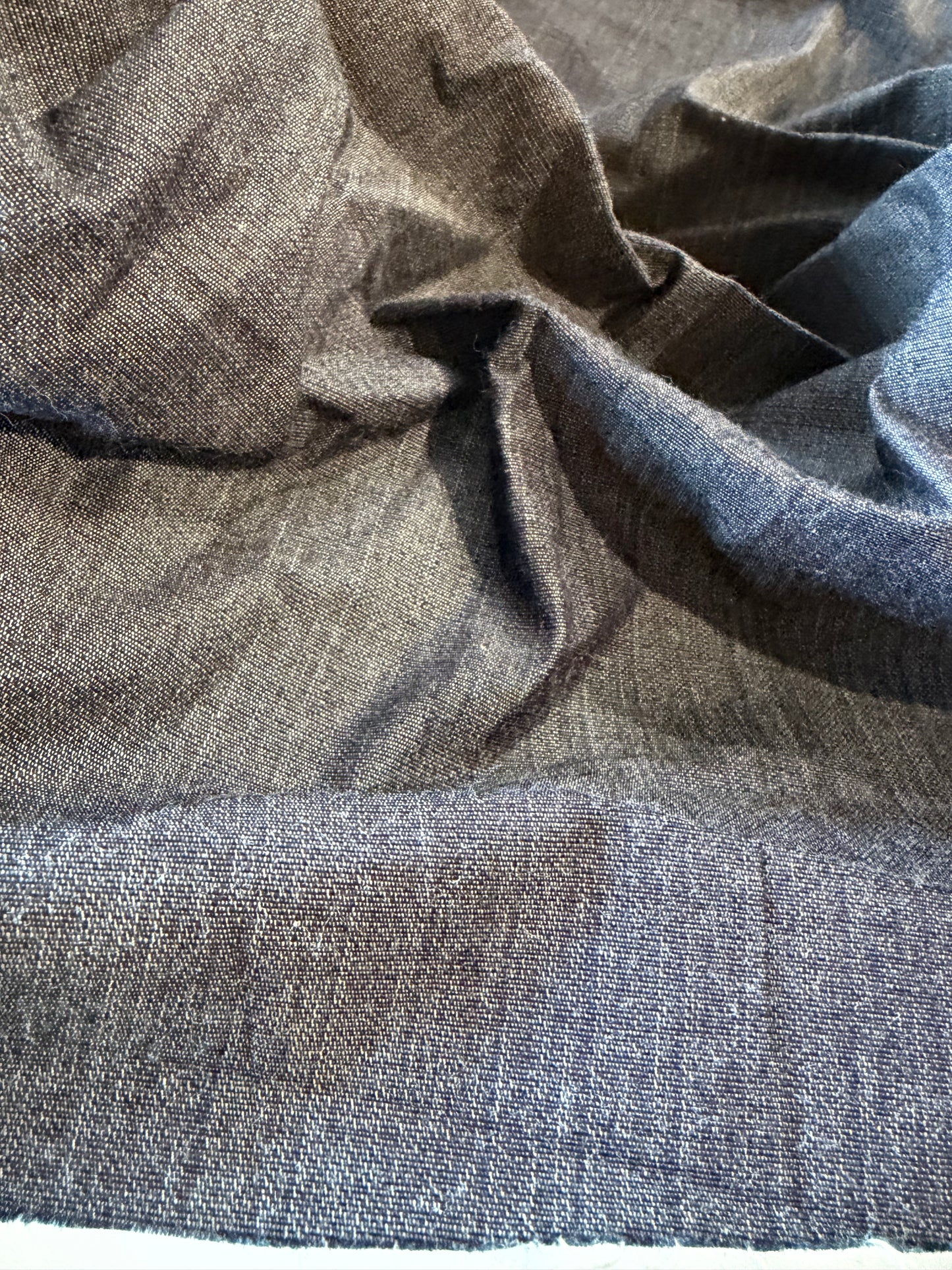 PC MARLON 001 linen/cotton denim look