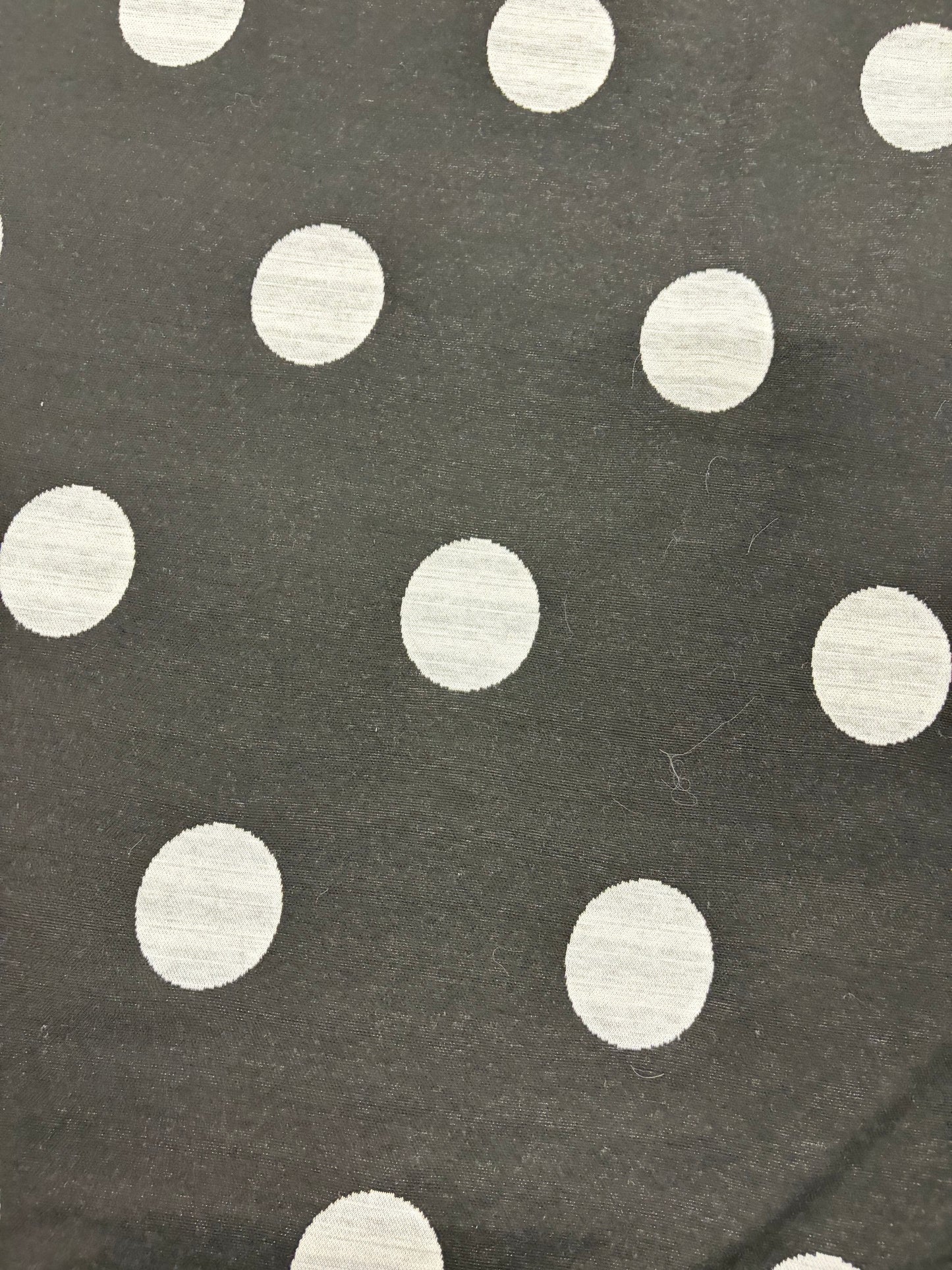 FANNY 015 jersey jacquard black/white dots