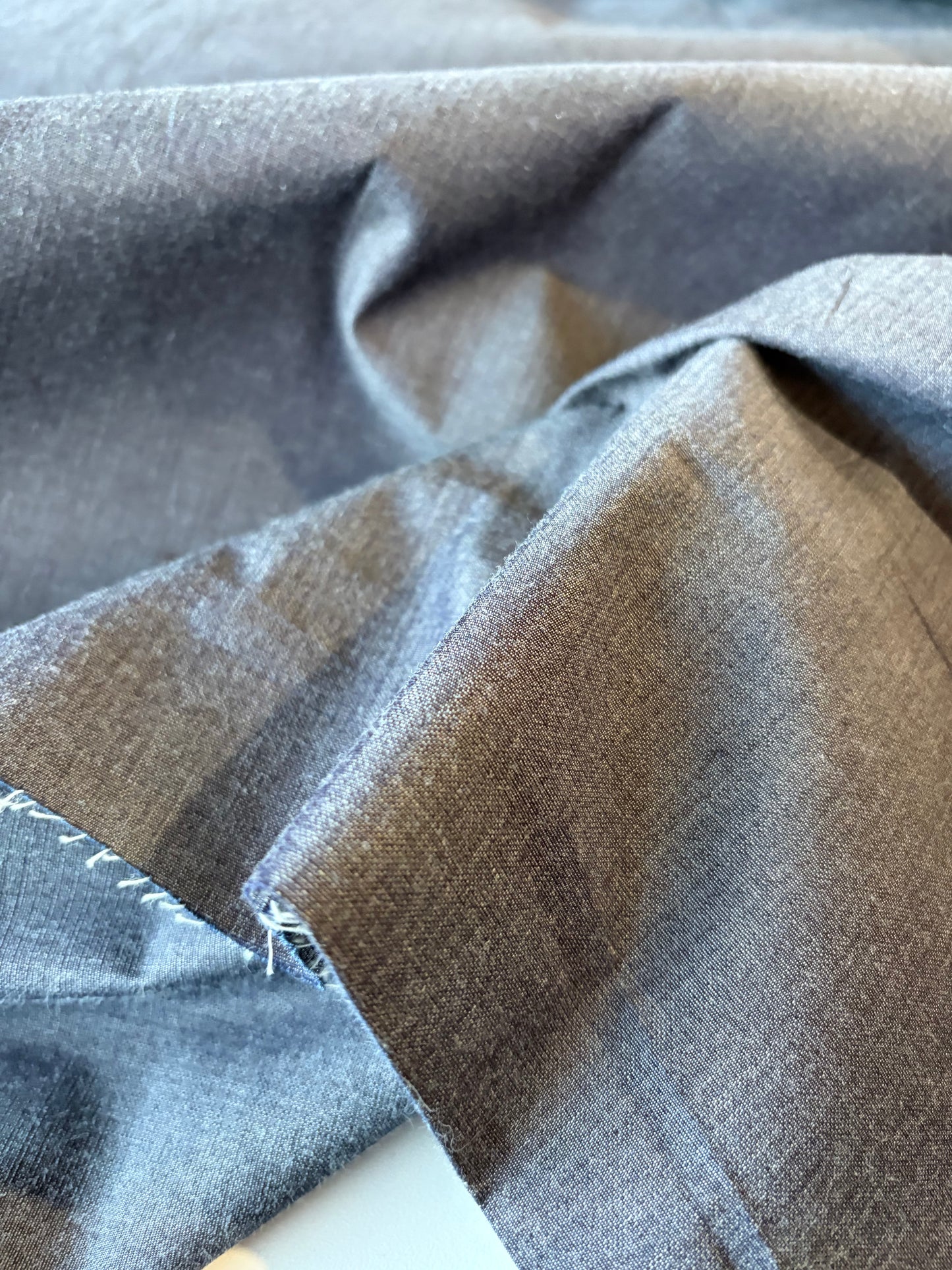 PC MARLON 001 linen/cotton denim look