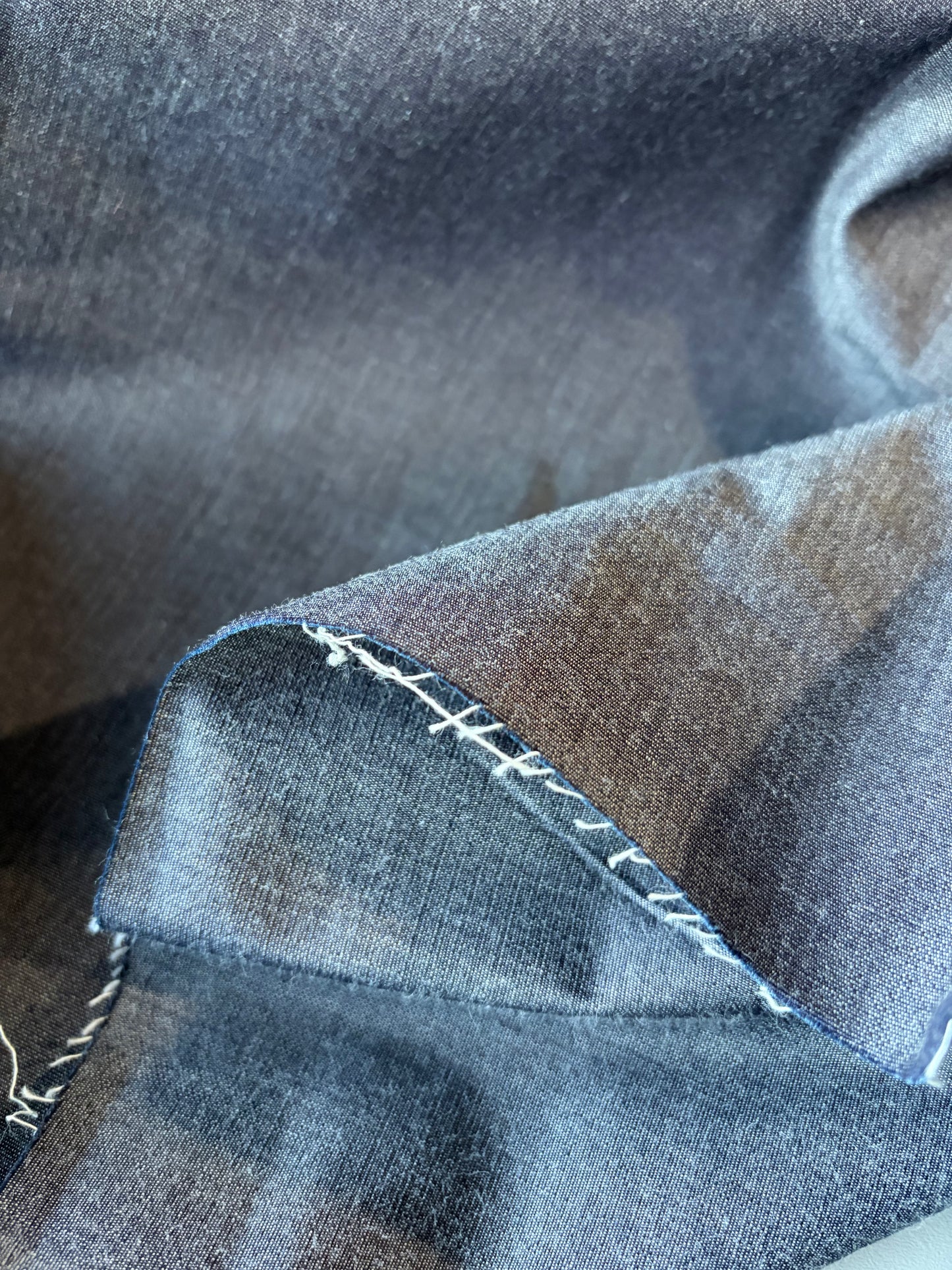 PC MARLON 001 linen/cotton denim look