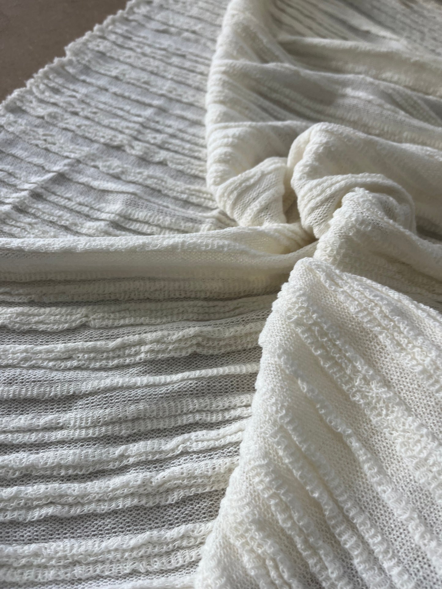 Cesare 025 cotton fantasy jersey stripes off white