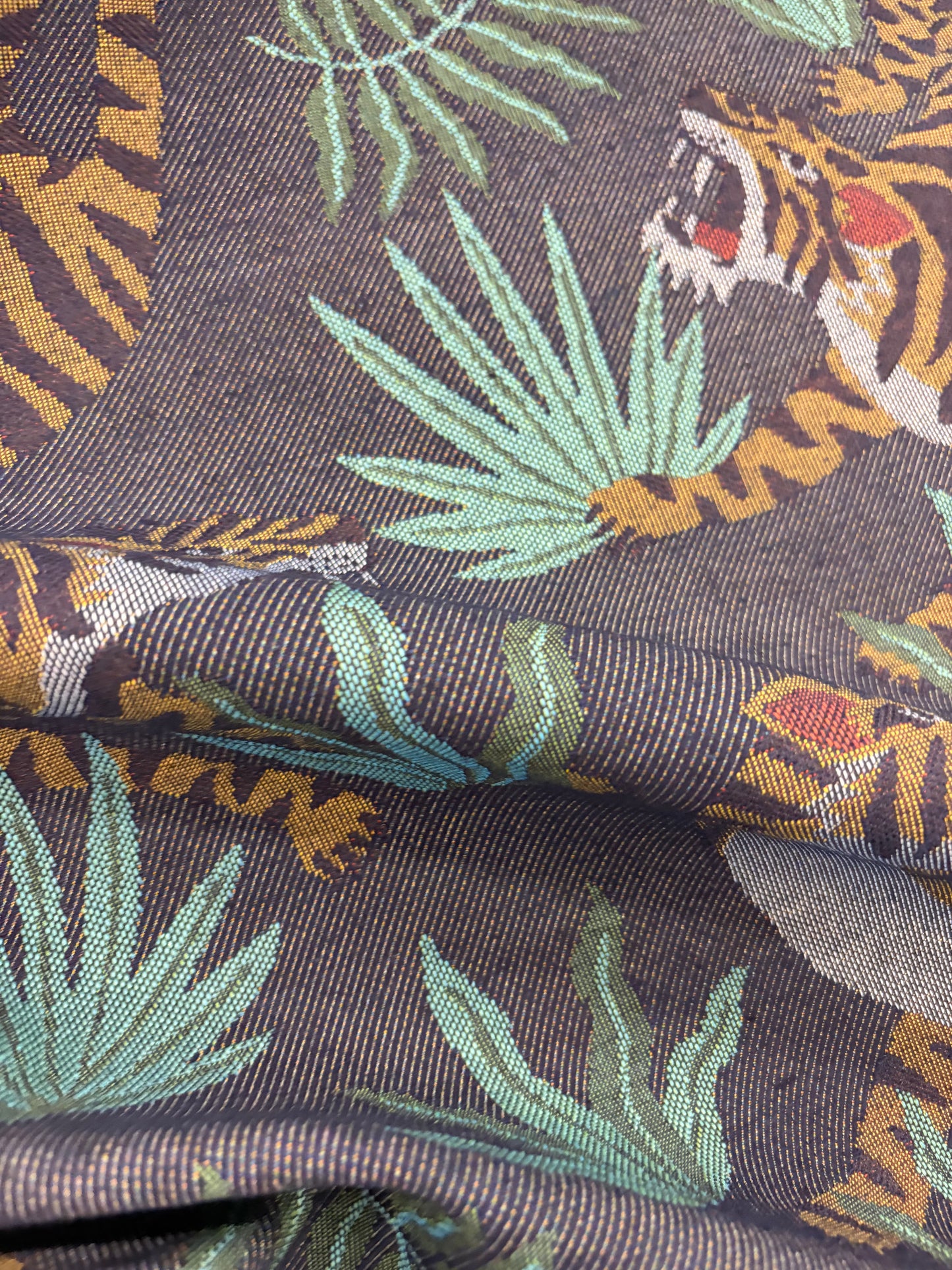 FANNY 017 heavy cotton jacquard with tigers