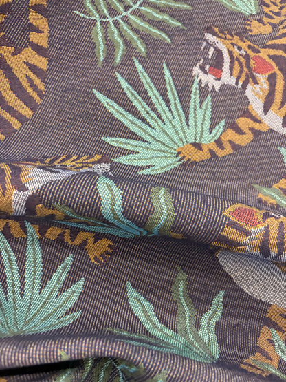 FANNY 017 heavy cotton jacquard with tigers