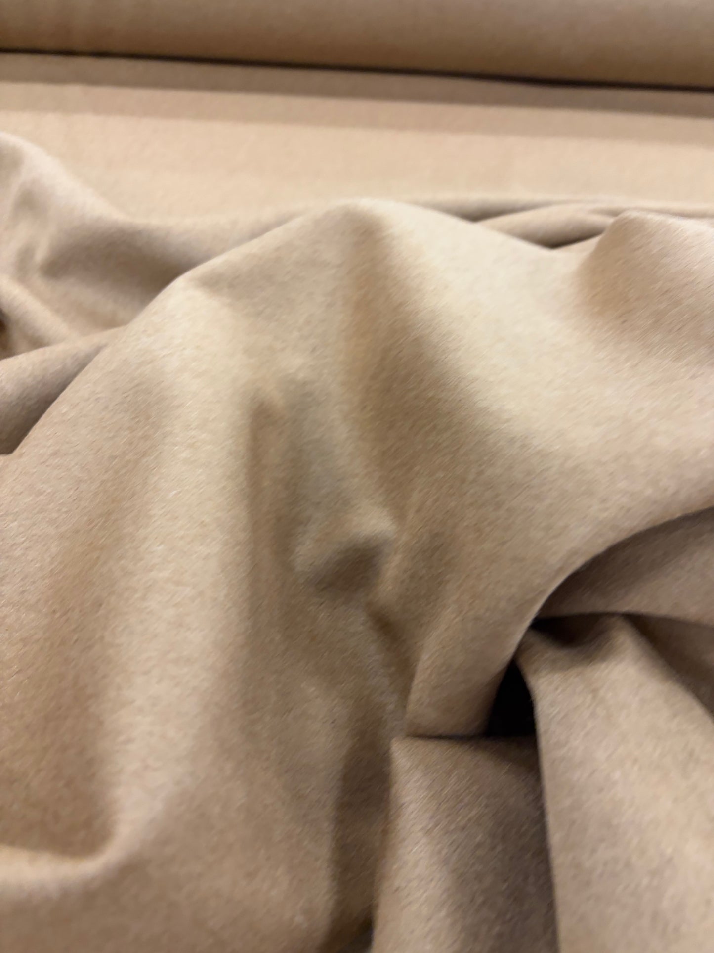 FANNY 018 camel velours de laine