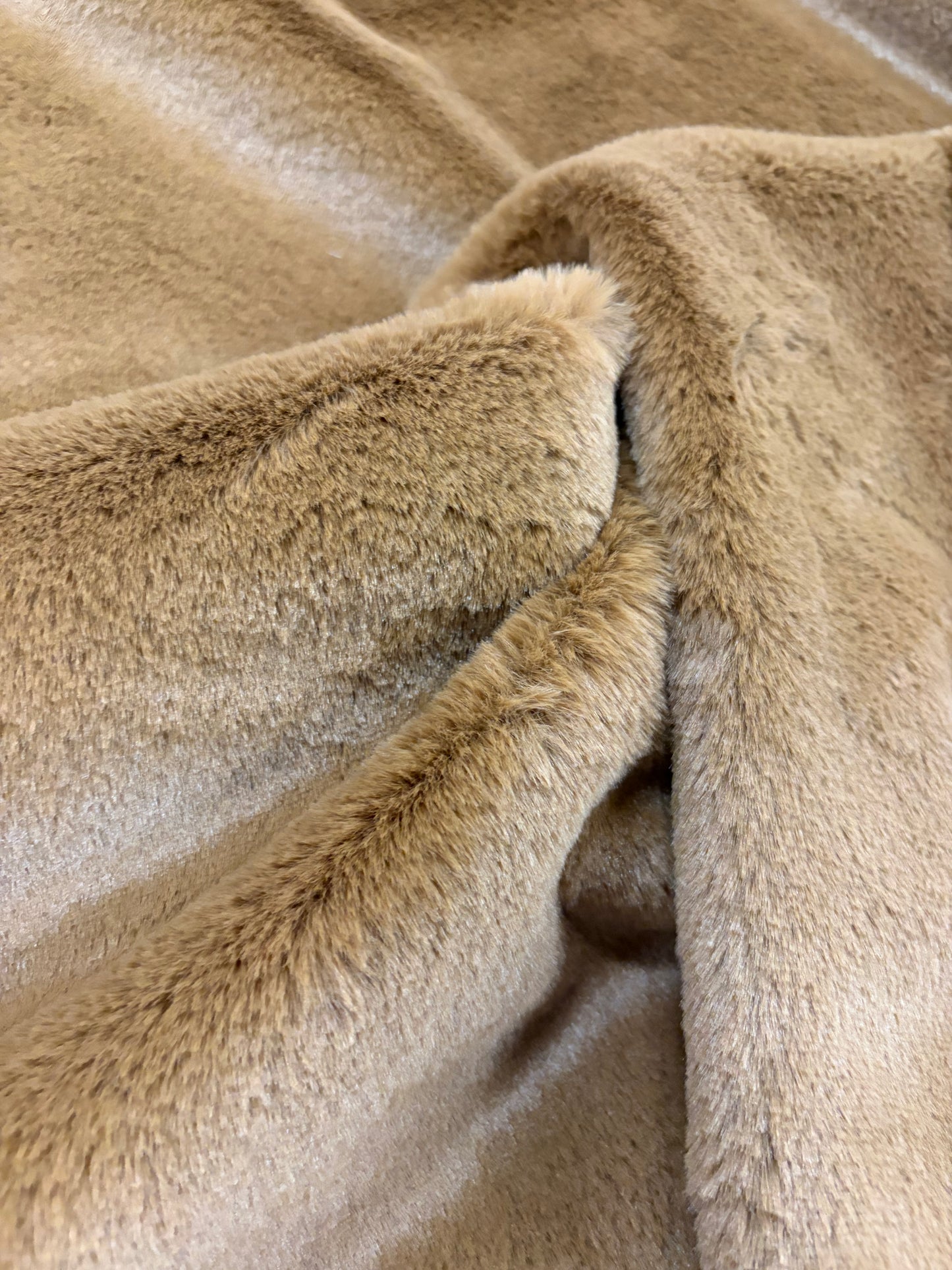 FANNY 021 camel cuddle minky fabrics