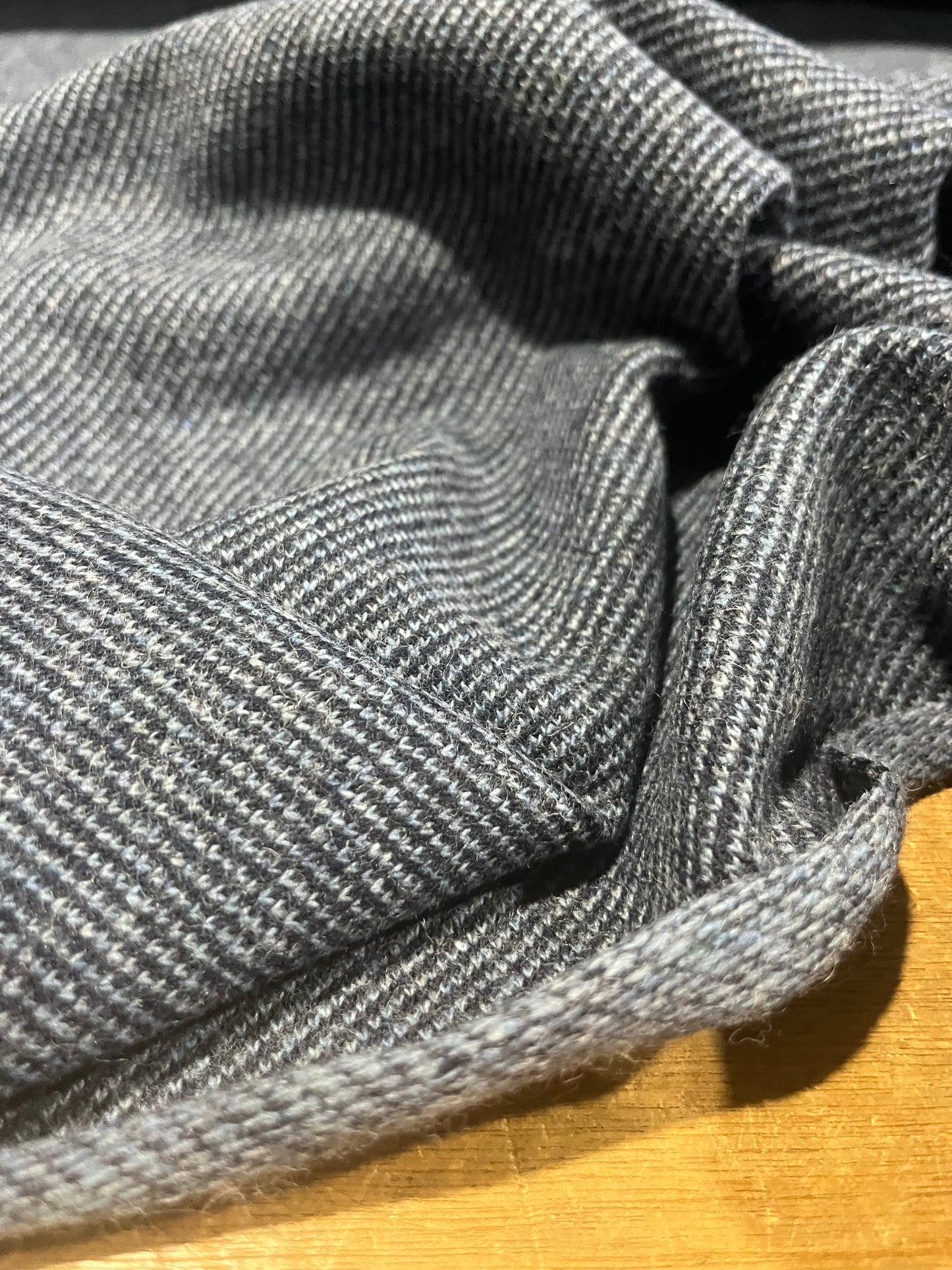 WOOLY 1000 heavy jersey twill indigo