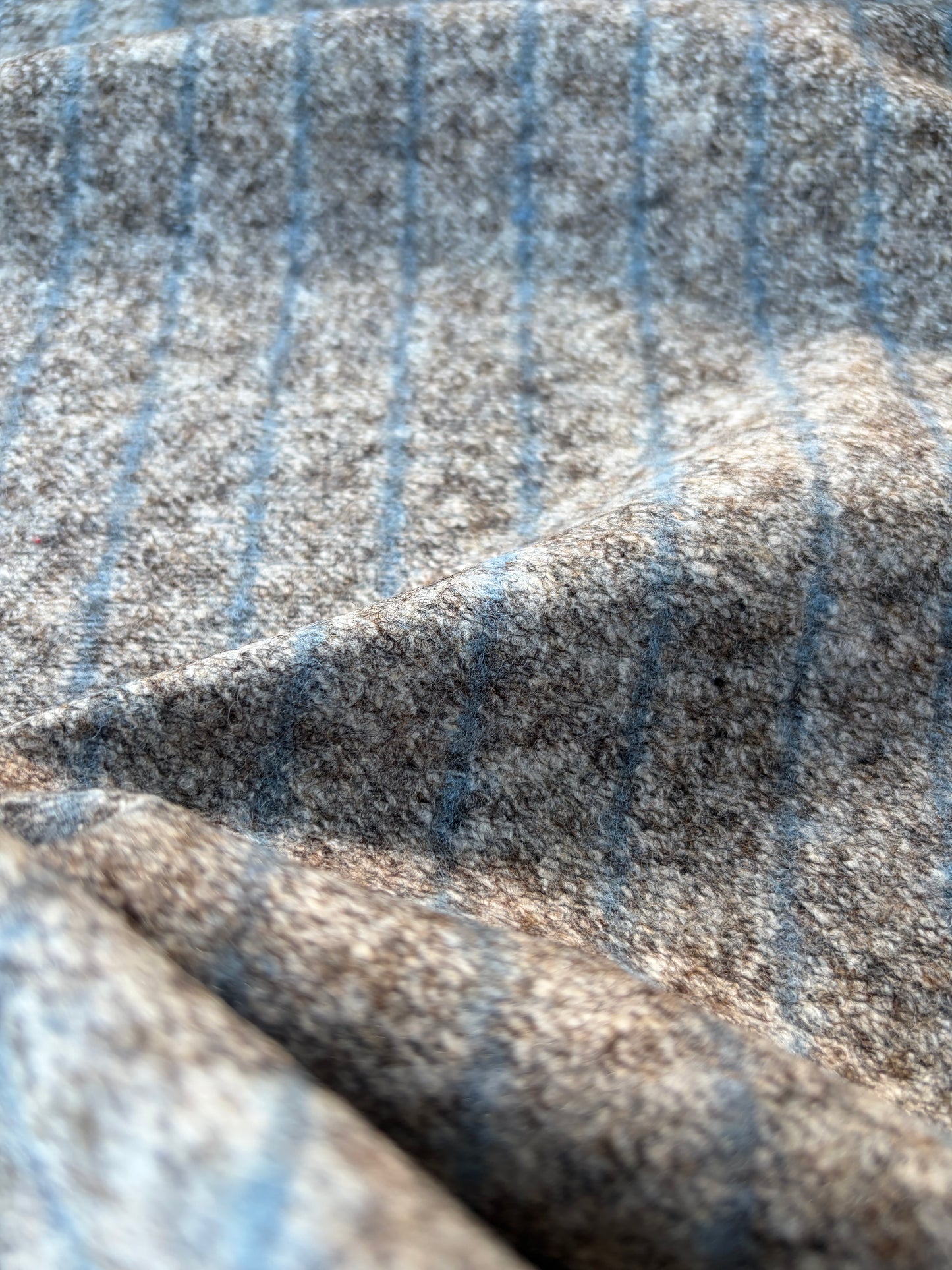 BURNS 034 striped heavy wool jersey