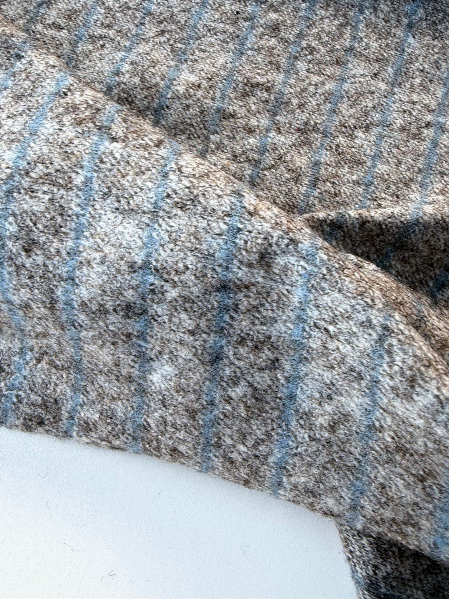 BURNS 034 striped heavy wool jersey