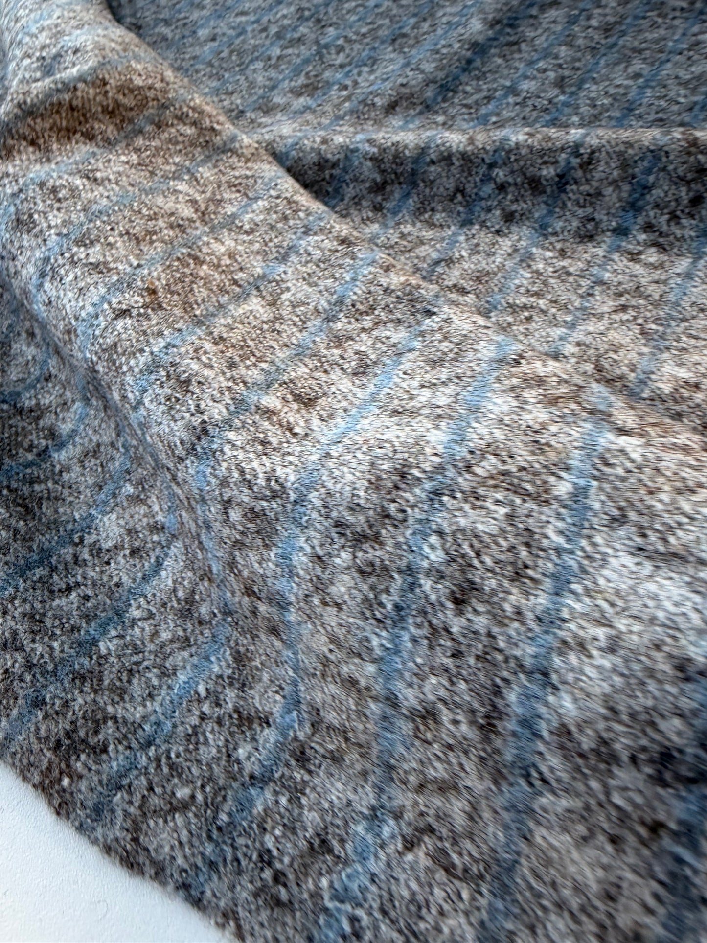 BURNS 034 striped heavy wool jersey