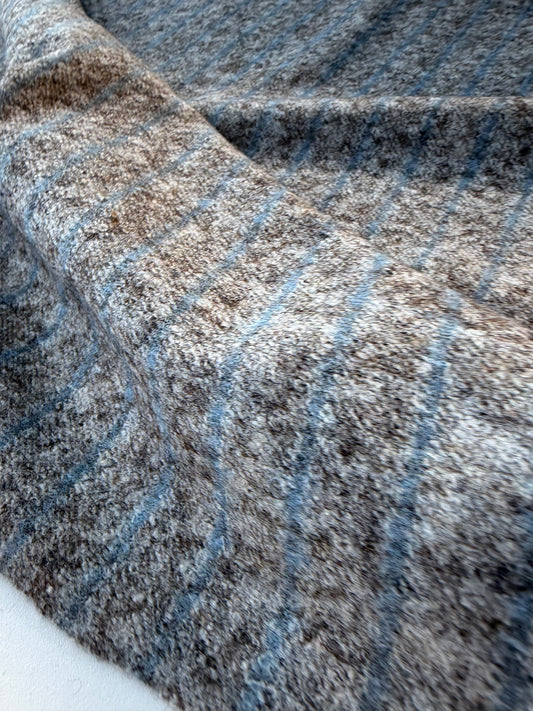 BURNS 034 striped heavy wool jersey