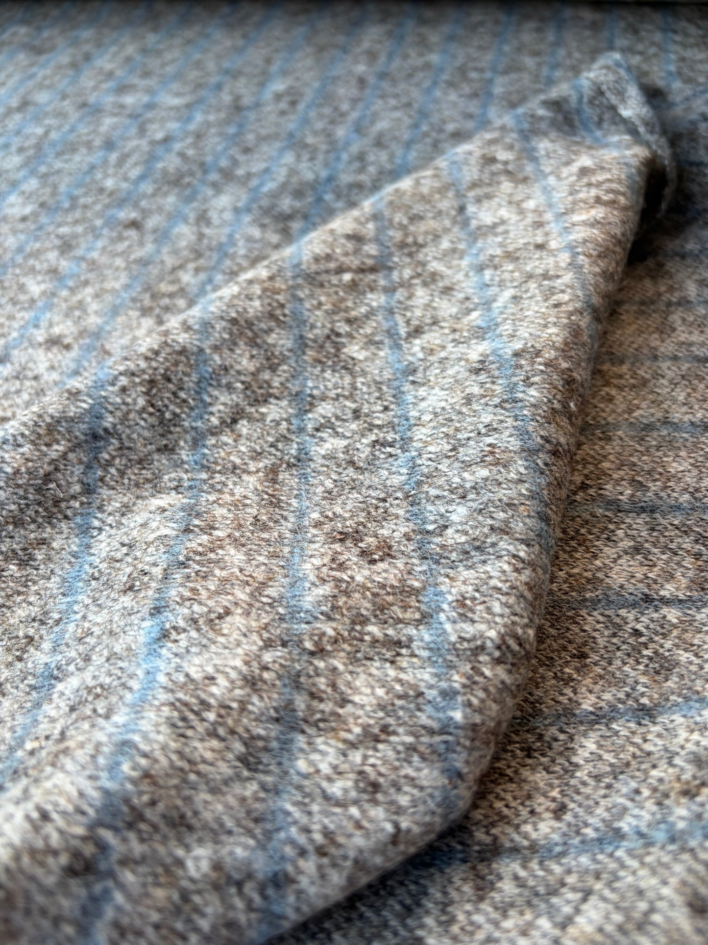 BURNS 034 striped heavy wool jersey