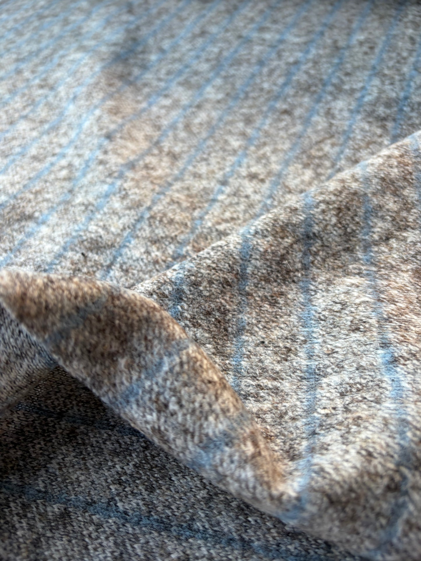 BURNS 034 striped heavy wool jersey