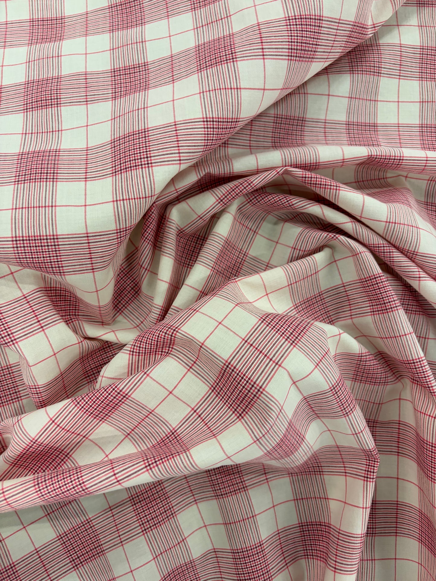 FANNY 025 cotton colourwoven checkered shirting fabric