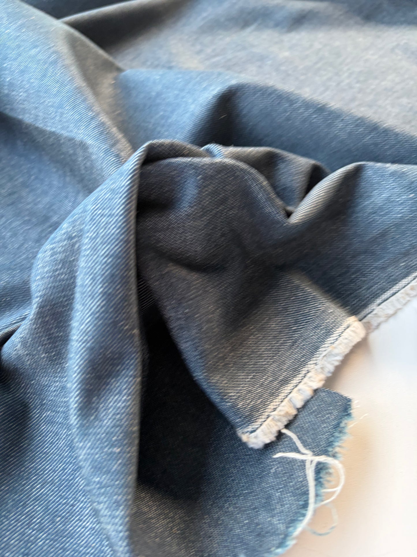 BURNS 036 raw denim  "green tea"