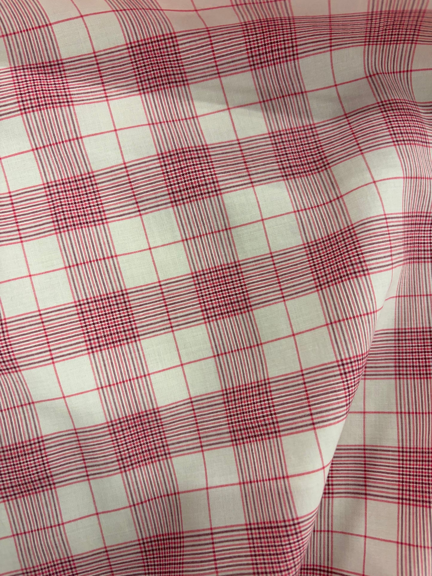 FANNY 025 cotton colourwoven checkered shirting fabric