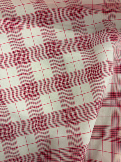 FANNY 025 cotton colourwoven checkered shirting fabric