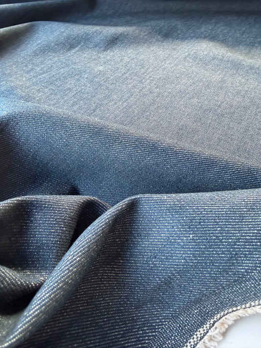 BURNS 036 raw denim  "green tea"