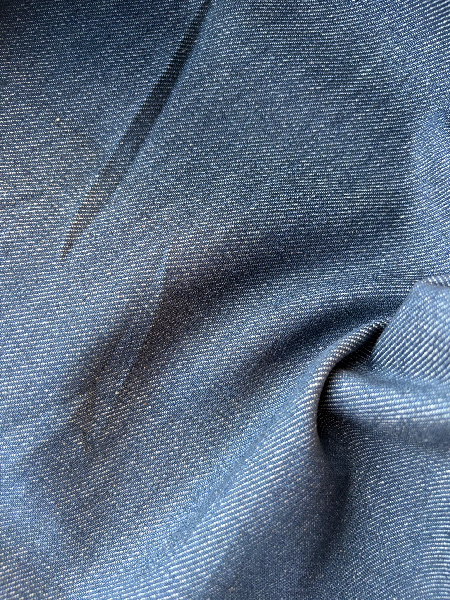 BURNS 036 raw denim  "green tea"