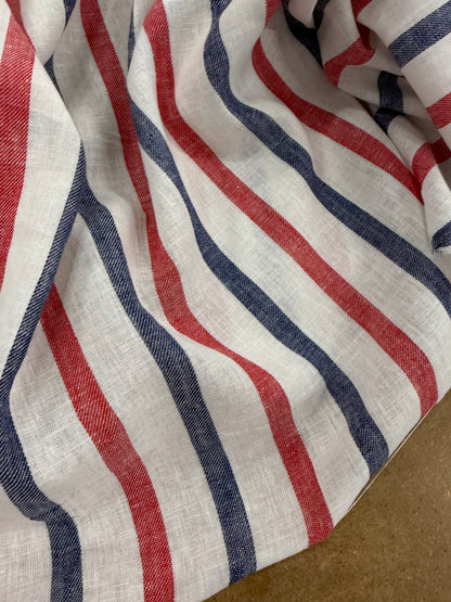 FANNY 026 cotton colourwoven striped shirting fabric
