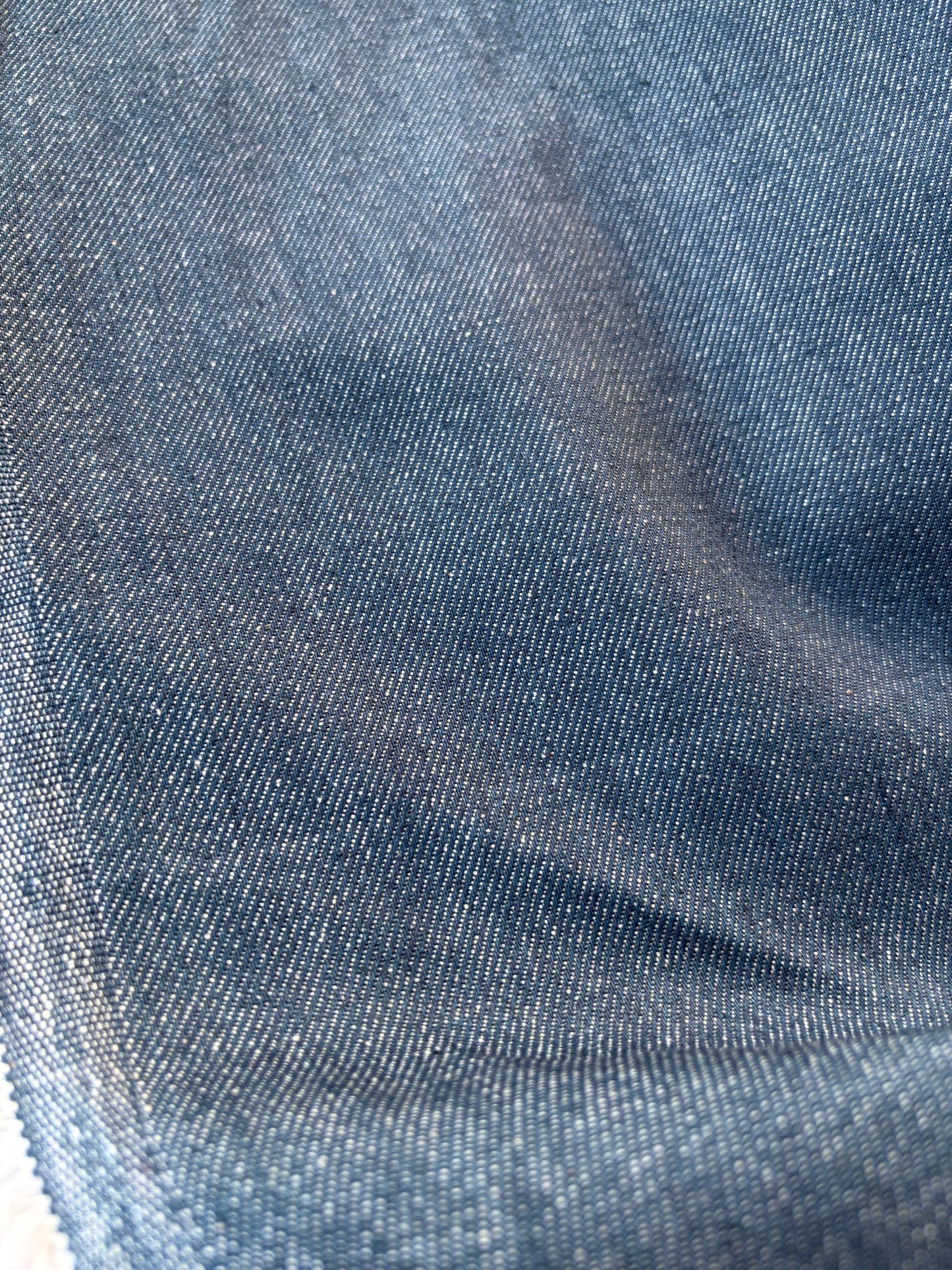 BURNS 036 raw denim  "green tea"