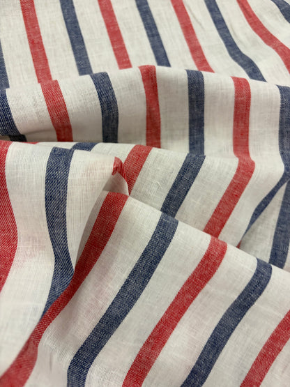 FANNY 026 cotton colourwoven striped shirting fabric