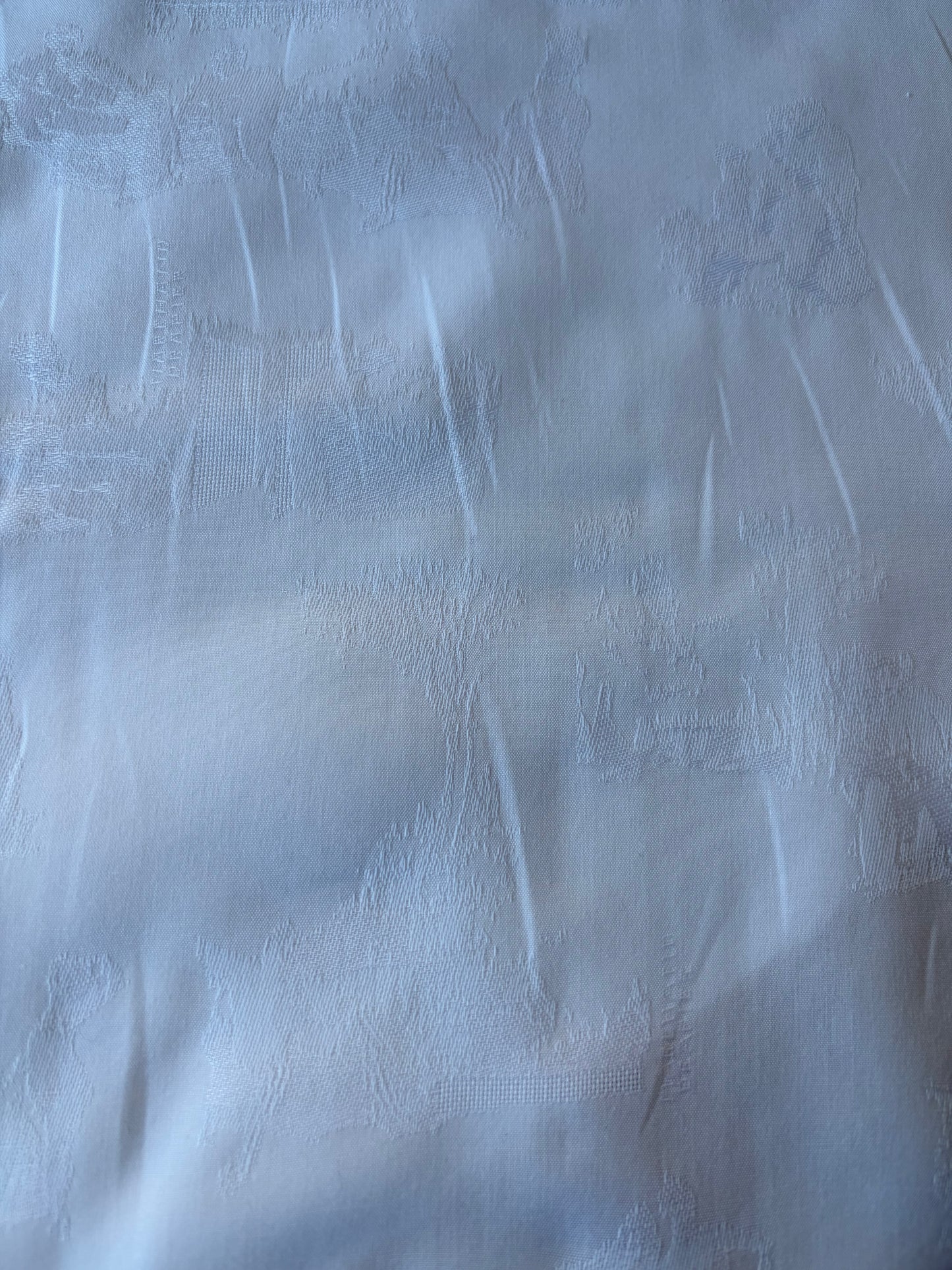 MARLON 015 cotton stretch jacquard "marchand drapier" white